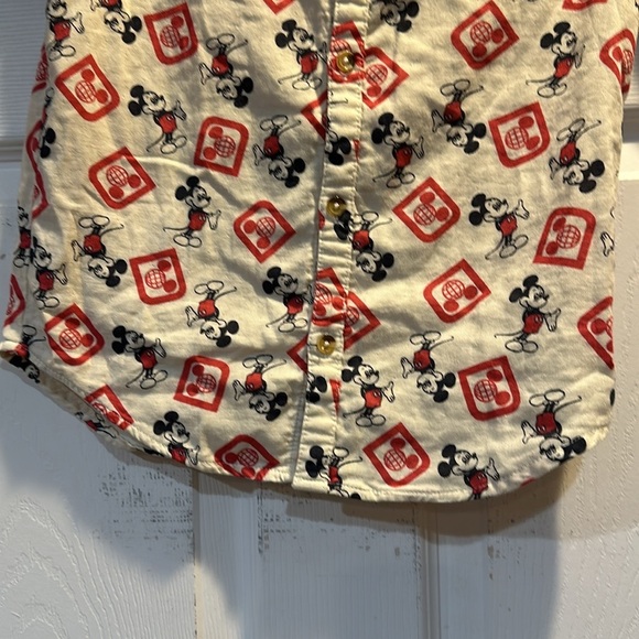 Disney Parks Forever x Junk Food Mickey Button Down Shirt M - Picture 6 of 7